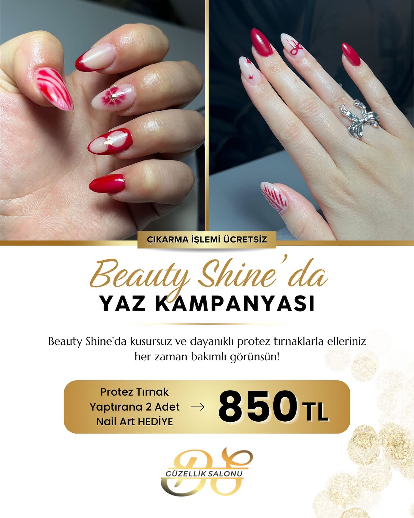 Afyonkarahisar'da Beauty Shine'dan Yaz Kampanyası: Protez Tırnak ve Daha Fazlası