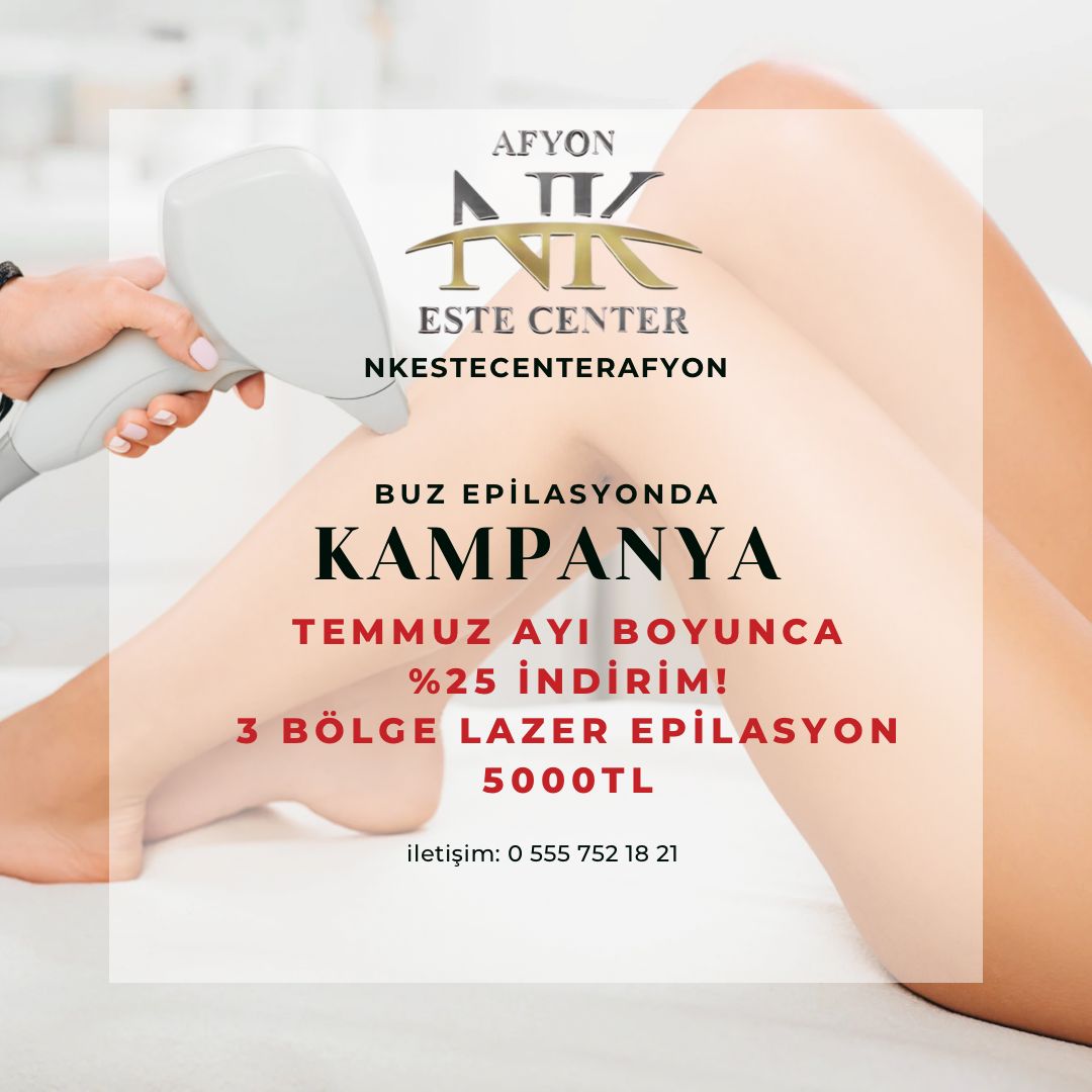 Afyonkarahisar'da Buz Lazer Kampanyası: İsteyen Tüylerden Kurtulmanın Zamanı
